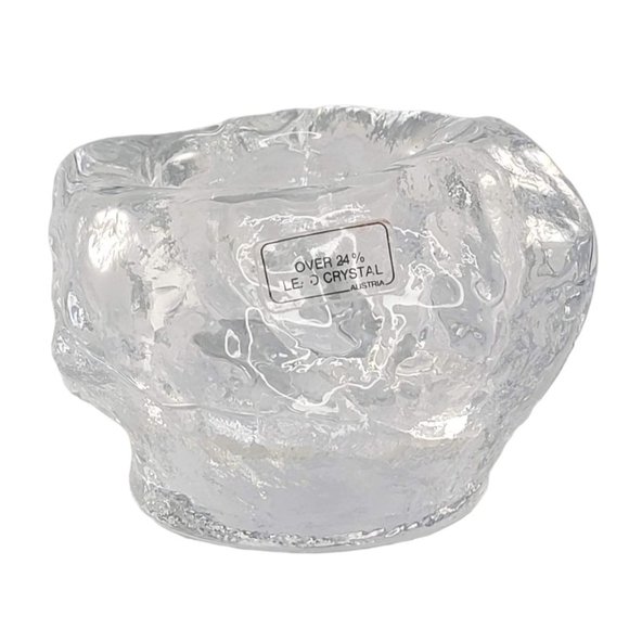Austria 24% Lead Crystal Votive Candle Holder Glass - Picture 1 of 6
